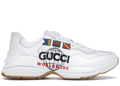 gucci sneakers rhyton|gucci rhyton sneakers worldwide.